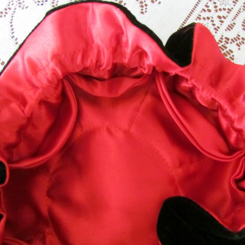 VELVET BAG, DRAWSTRING MINI REGENCY-VICTORIAN DRA… - image 8